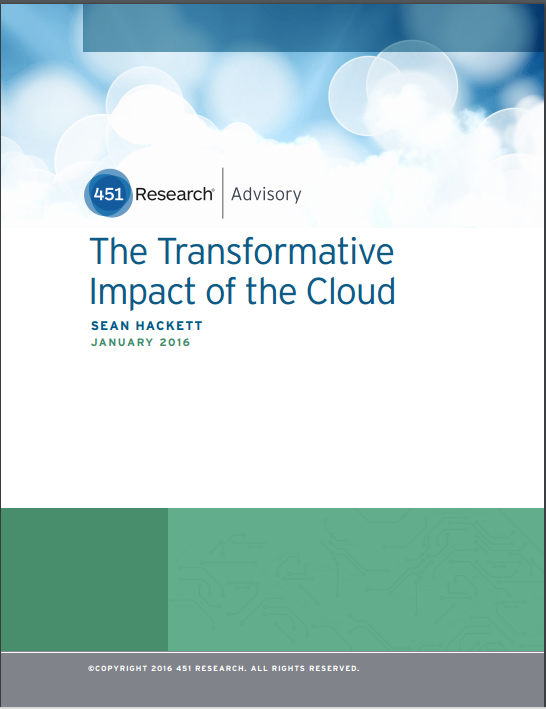 451 Research - The Transformative Impact of the Cloud