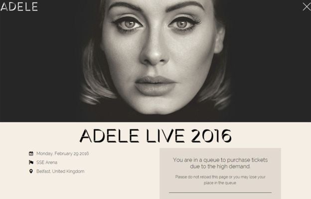 Personal data breached as fans buy Adele tour tickets