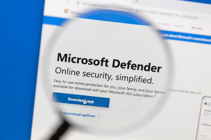 Microsoft Defender website