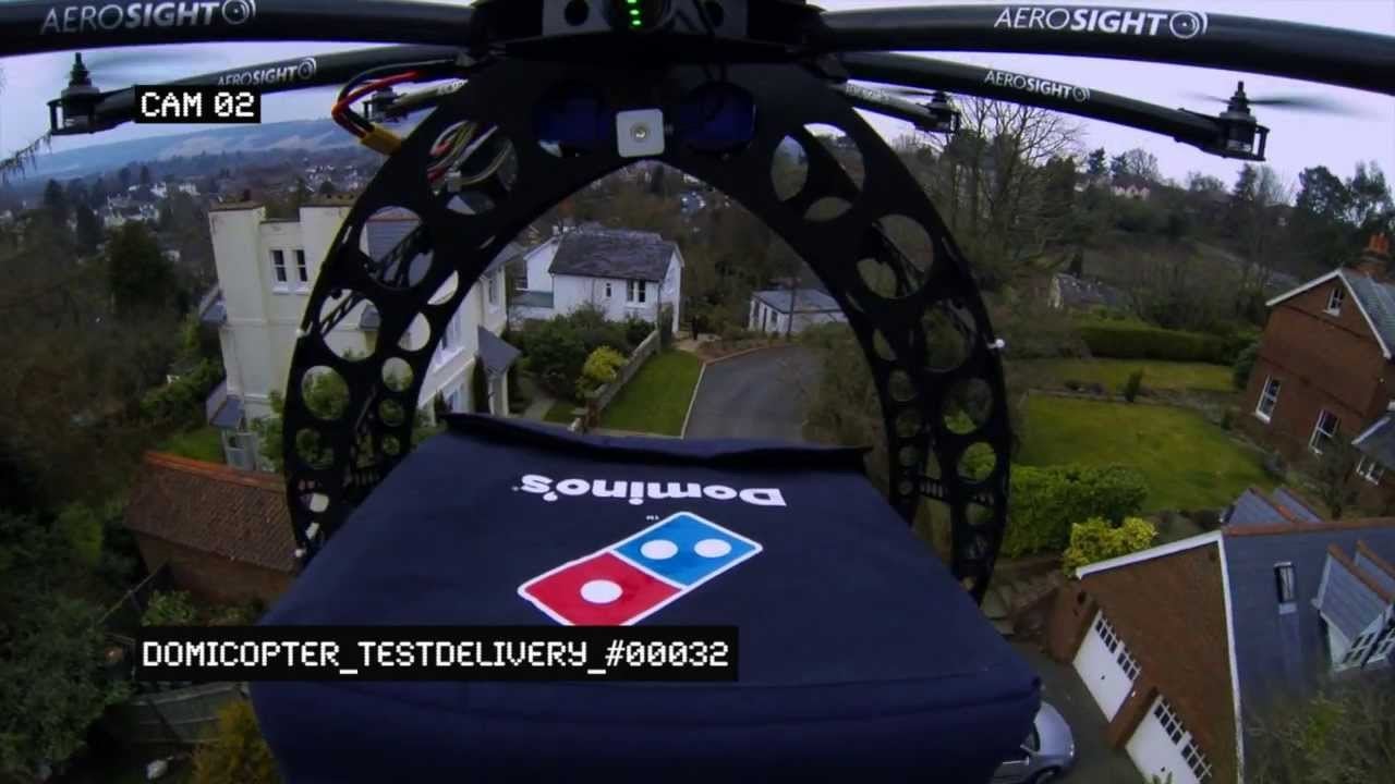 Domino's pizza takes to the sky with drone delivery