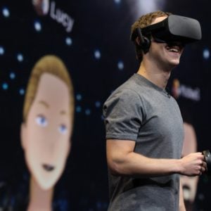 Zuckerberg with Oculus technology