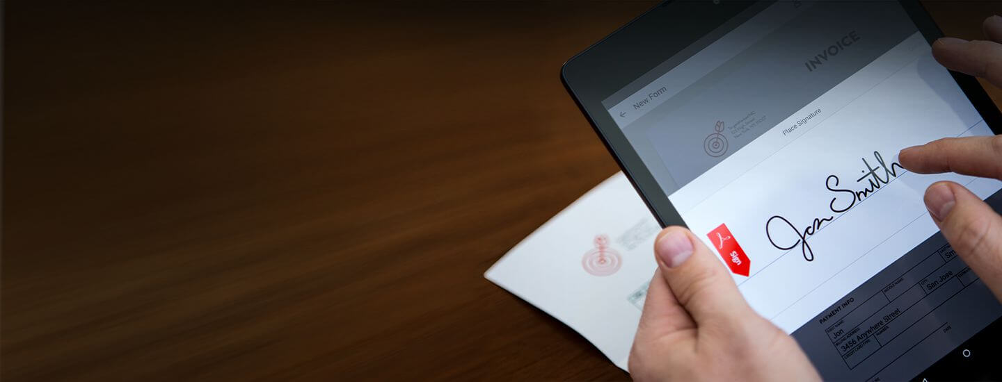 So long, cumbersome paper contracts. Hello, Adobe's digital signatures in the cloud