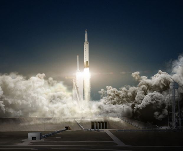 SpaceX Falcon Heavy launch announced by Musk after $350m funding boost