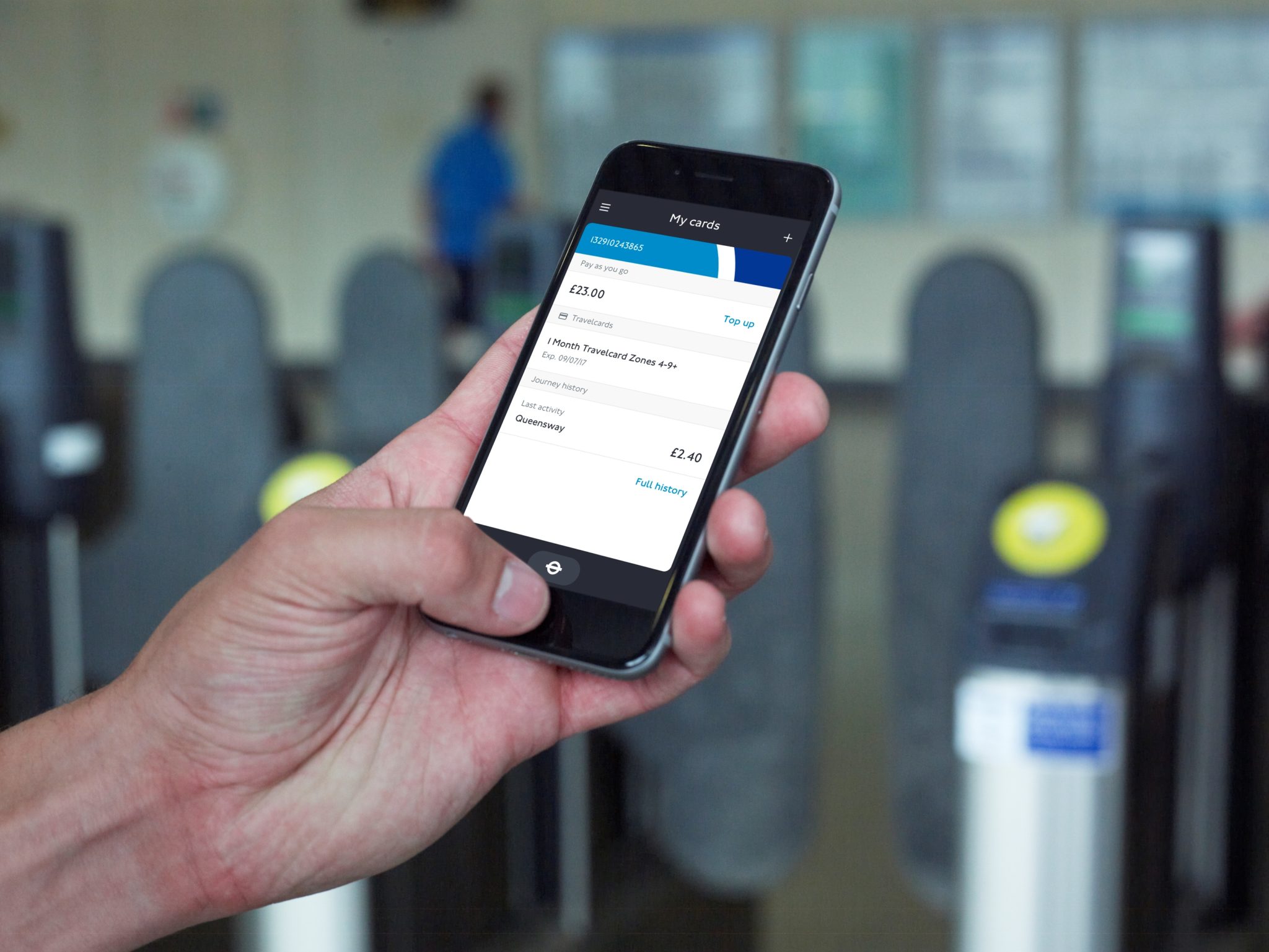 The world is your Oyster: TFL and Cubic create smartphone top up app