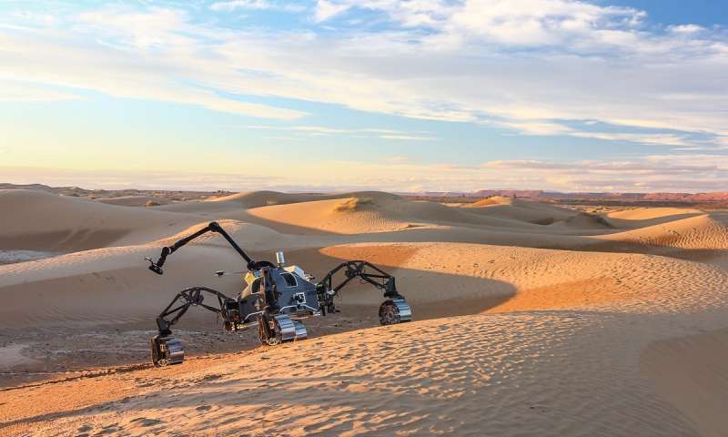 UK Software Tested on Autonomous Martian Robot in the Sahara Desert