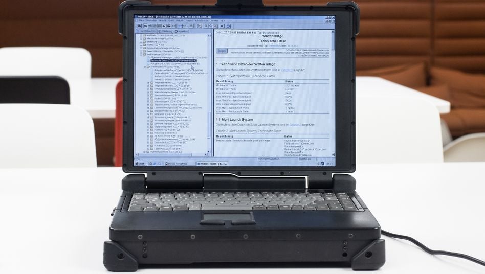 A German Army Laptop Sold for €90 on eBay - With Military Secrets