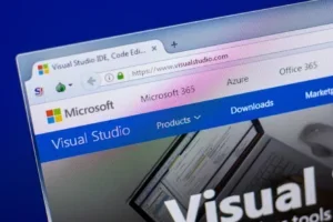 Microsoft's Visual Studio interface on a computer screen