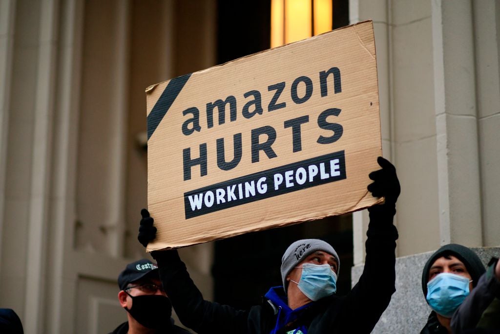 Make Amazon Pay: The global movement demanding change from the tech giant