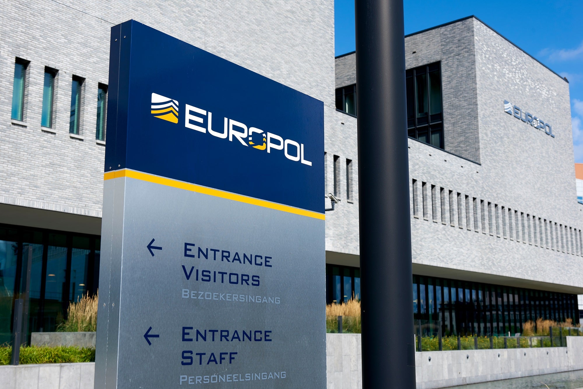 The headquarters of Europol in The Hague.