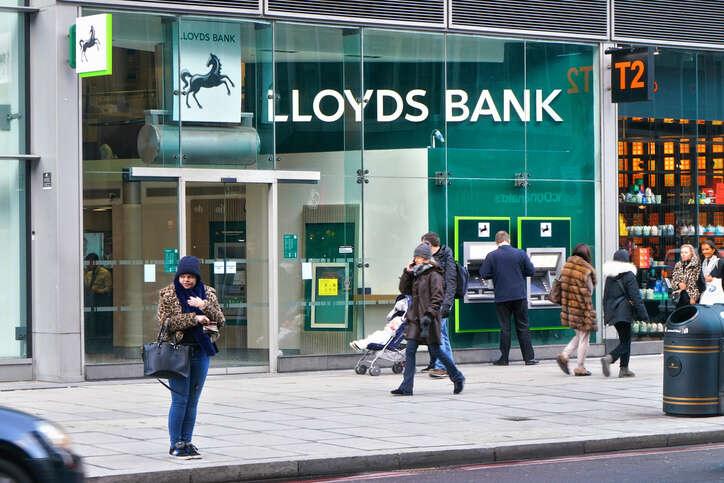 A branch at Lloyds Banking Group