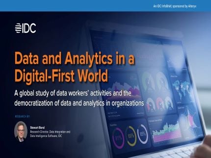 Data and Analytics in a Digital-First World