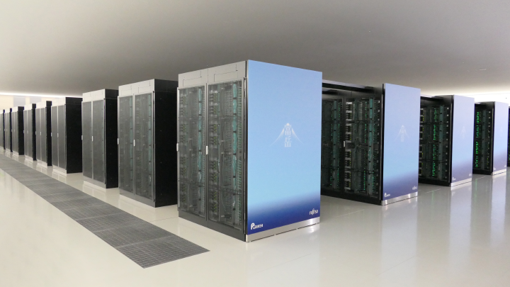 The Fugaku supercomputer is currently the second fastest in the world. It will be connected to the upcoming Fujitsu quantum computer by 2025 (Photo: Riken)