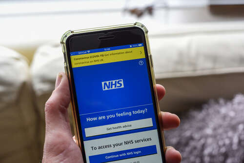 The NHS app was highlighted as a rare success, reaching its goal of onboarding the majority of the population (Photo: Thomas Holt/Shutterstock)
