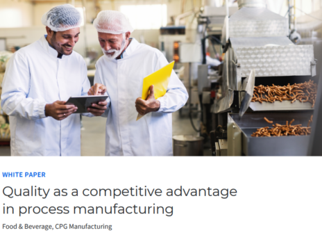 Quality as a competitive advantage in process manufacturing