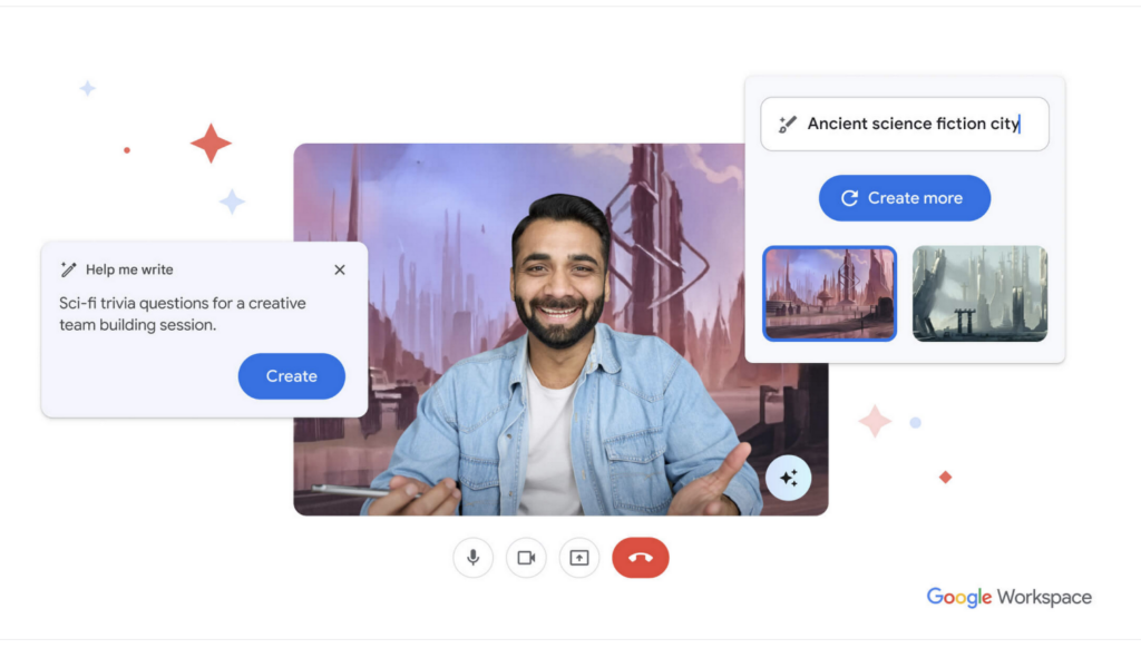 Google says its Workspace tools will get generative AI capabilities including a 'help me write' function (Photo: Google)