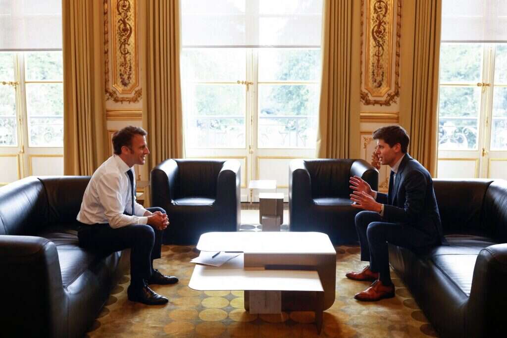 French President Macron discusses AI with Sam Altman