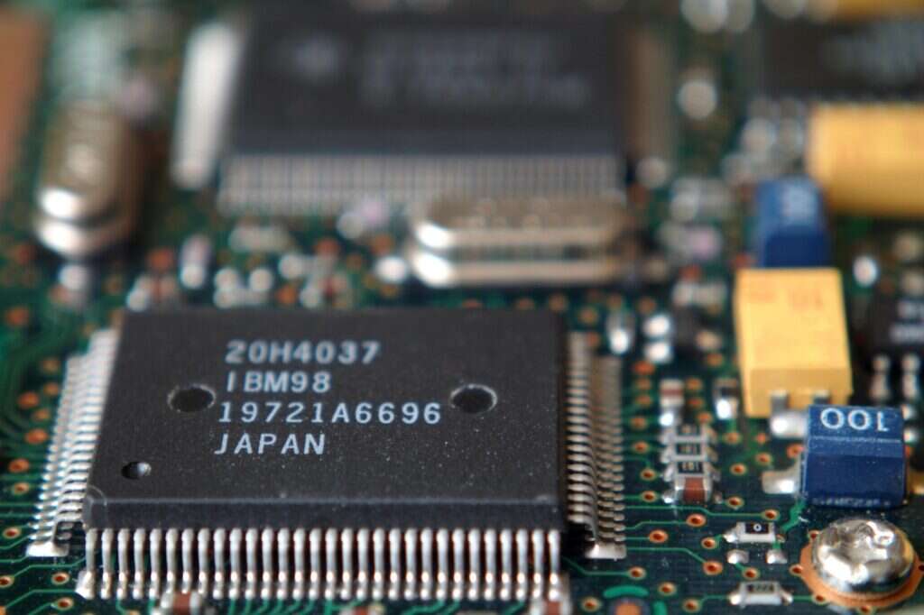 A semiconductor made in Japan.