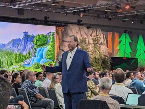 At Dreamforce, Marc Benioff is positioning Salesforce as the trusted face of enterprise AI