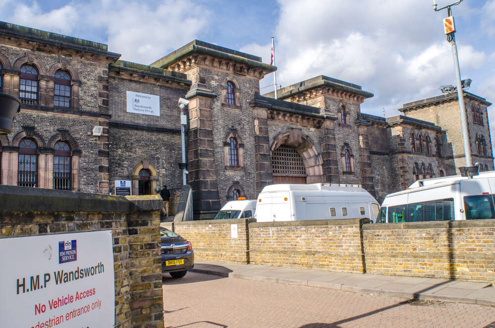 Exterior shot of Wandsworth Prison. Suspected terrorist Daniel Khalife escaped from the facility on September 6th, 2023.
