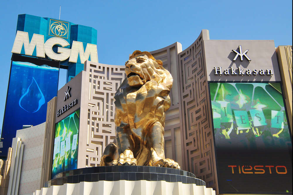 The MGM Grand hotel, Las Vegas.