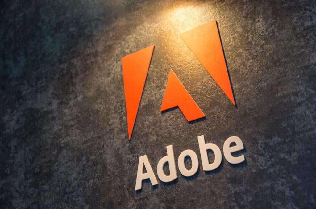 The Adobe icon, illustrating a story about an AI acquisition made by the company.