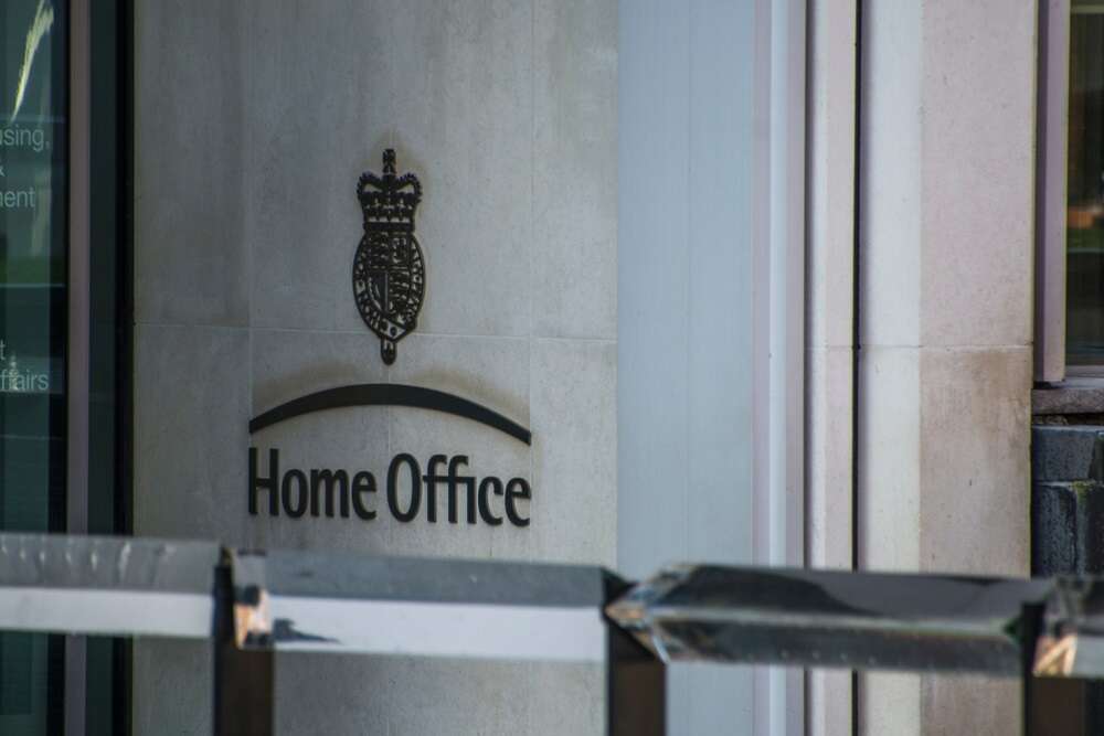 An exterior shot of the UK's Home Office. 