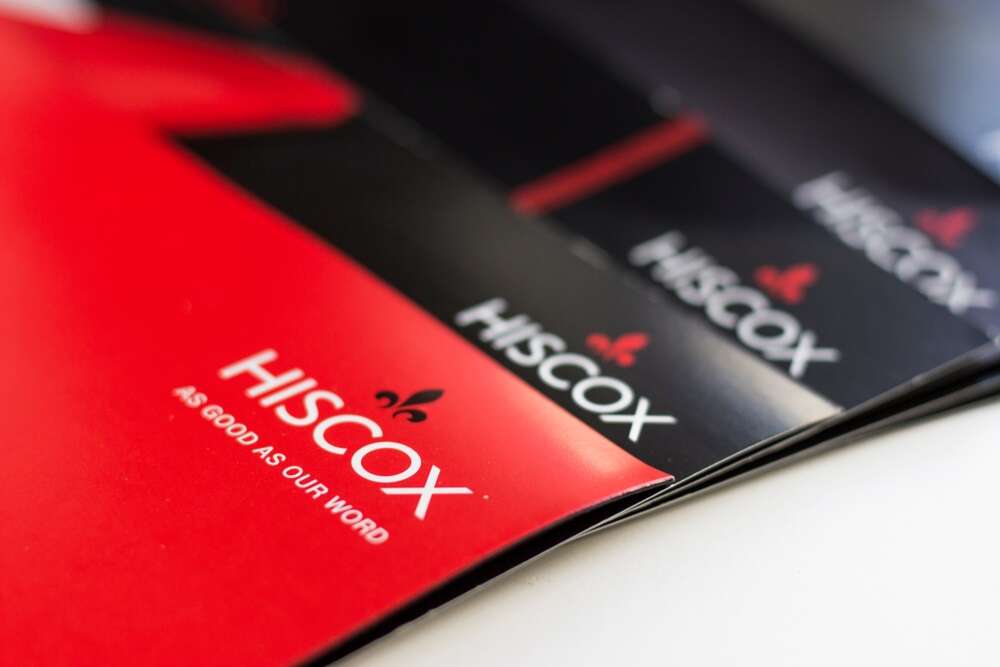 Hiscox insurance booklets.