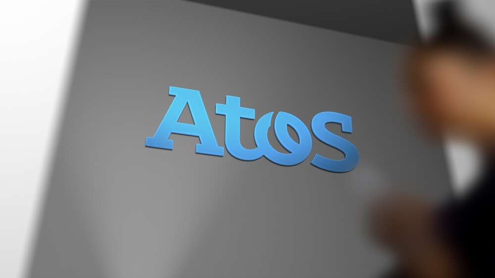 An image of the Atos logo, used to illustrate a story about the appointment of a new chief executive.