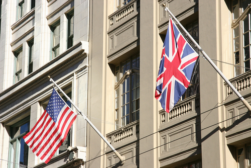 UK and US flag