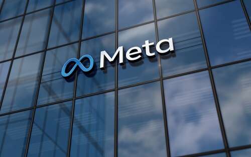 A photo of Meta's headquarters in Menlo Park, California, used to illustrate a story about the release of its new Llama 3 LLM.