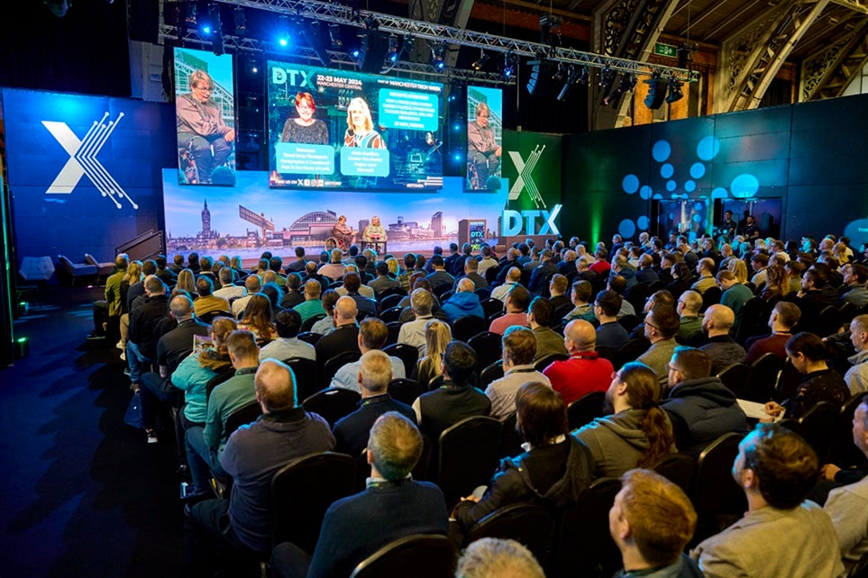 The main stage at DTX Manchester.