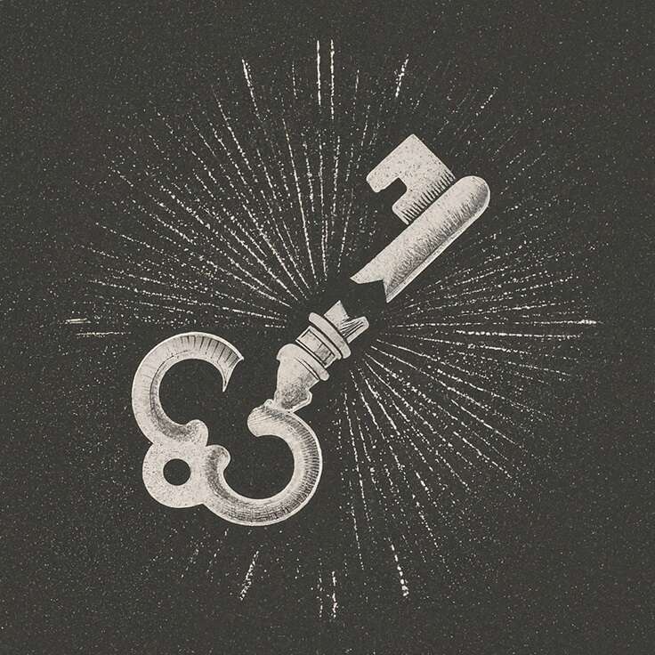 An AI-generated image of a broken security key, used to illustrate a story about security keys.